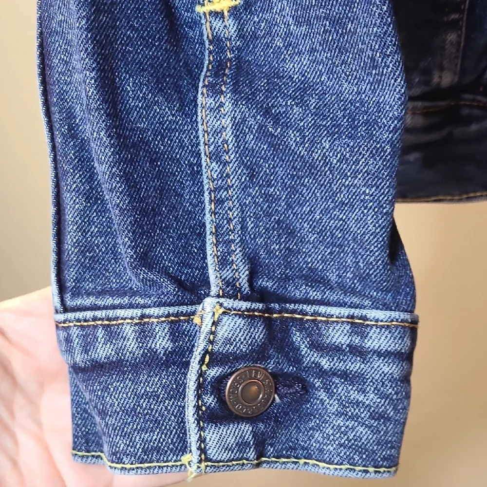 Levi's Men's Dark Blue Denim Jean Jacket - Picture 6 of 13